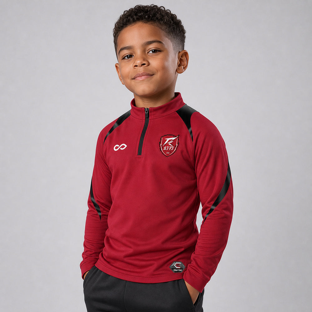 kid 1/4 Half Zip Vanta PU Series Phantblade - AS233XFHR8