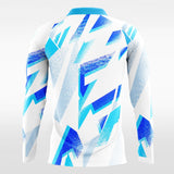 Glacier - Customized Men's Sublimated Long Sleeve Soccer Jersey