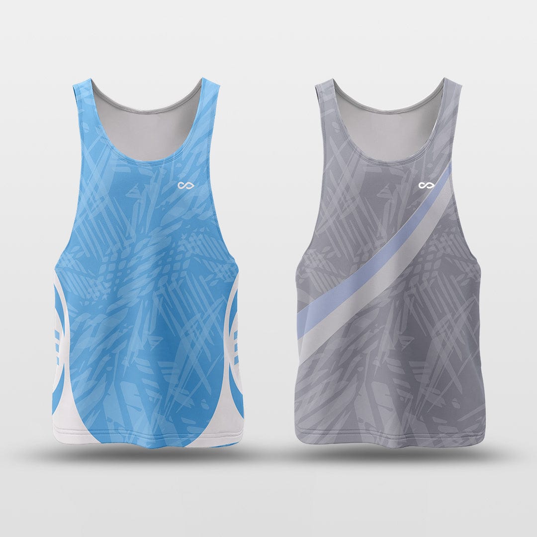 gray basketball jersey top