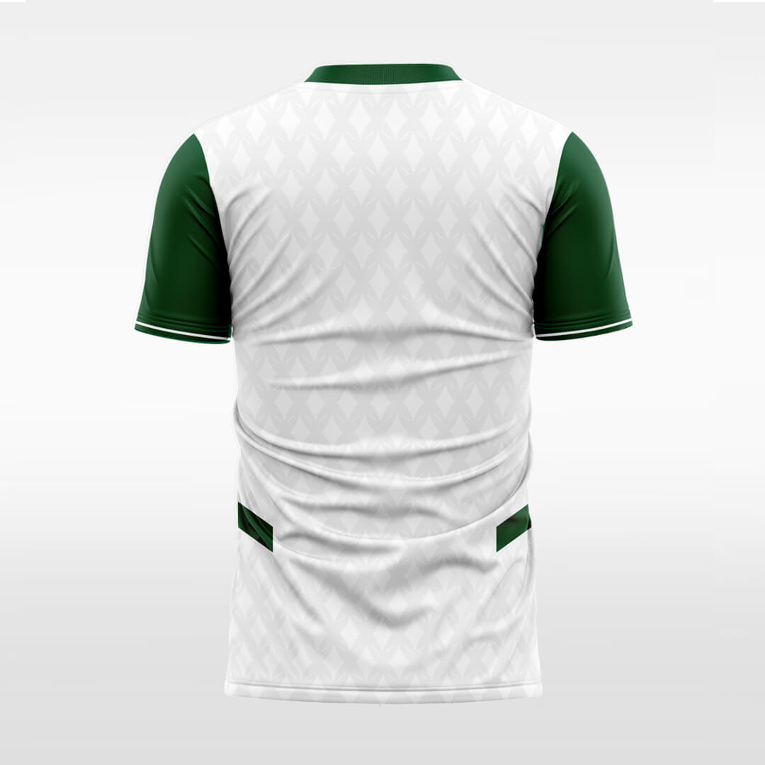 green custom soccer jersey for men sublimation