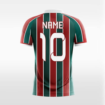 green custom soccer jersey