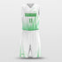 green leaves custom basketball jersey