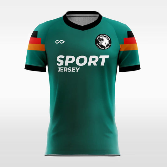 green soccer jersey