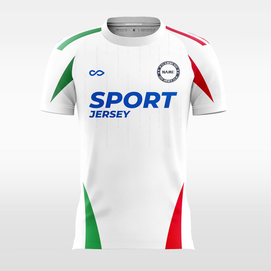 italy custom short sleeve jersey