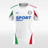 italy custom short sleeve jersey