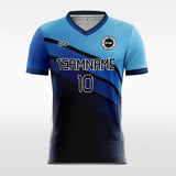Cool Blue Split - Custom Kids Soccer Jerseys Design Online