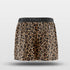 leopard print training shorts