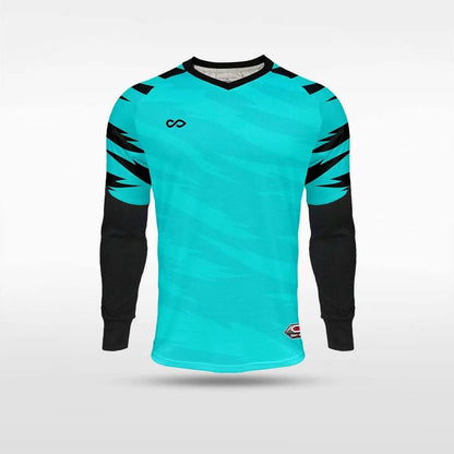 long sleeve jersey blue