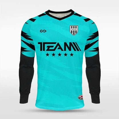 long sleeve jersey blue