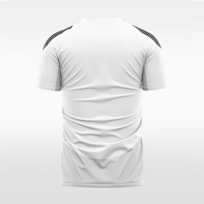 modish custom soccer jersey gray sublimation