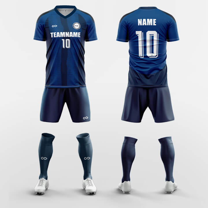 modish custom soccer jerseys kit sublimated design