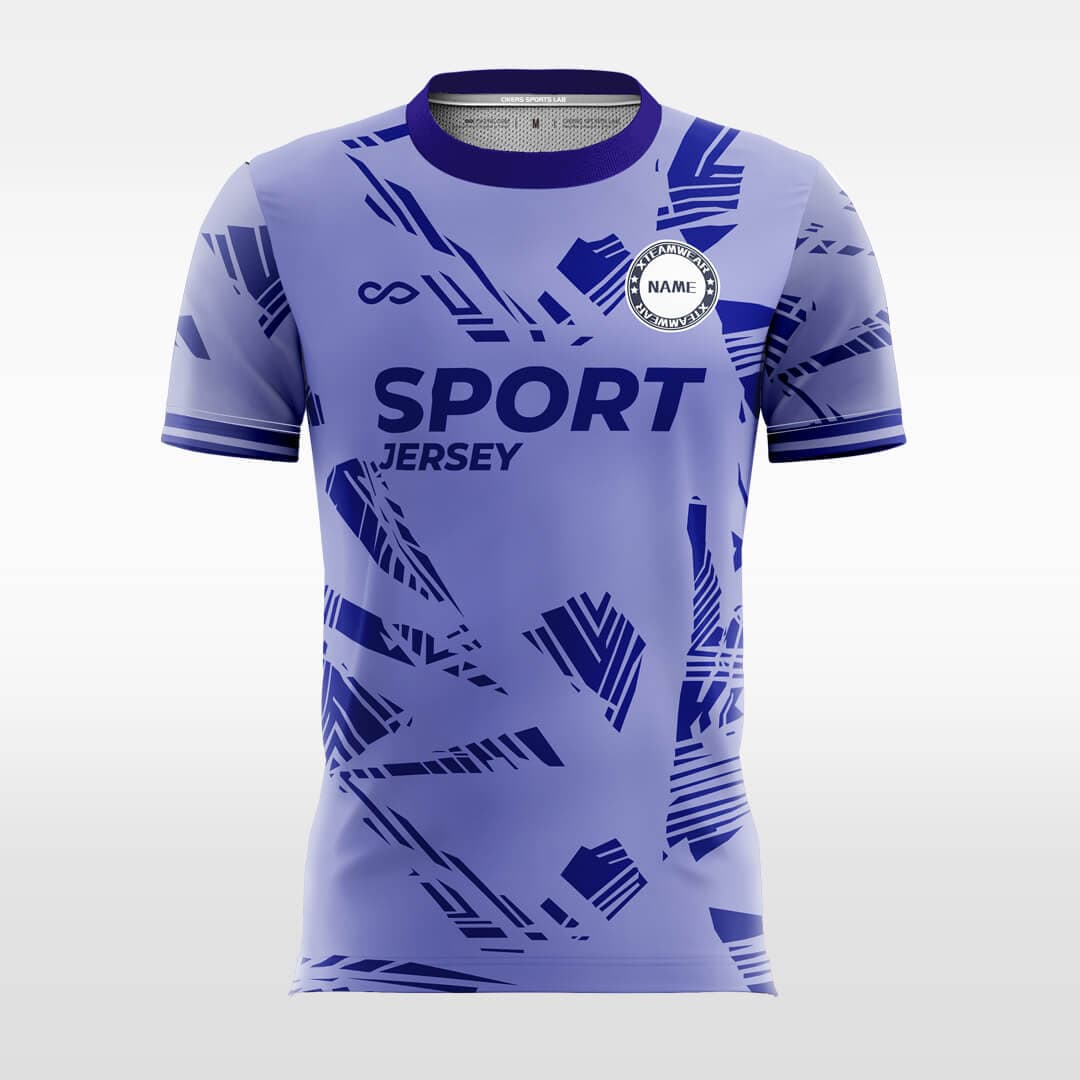 mystic mist custom short soccer jersey