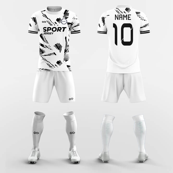 mystic mist short soccer jersey kit