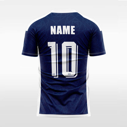 navy short sleeve soccer jersey