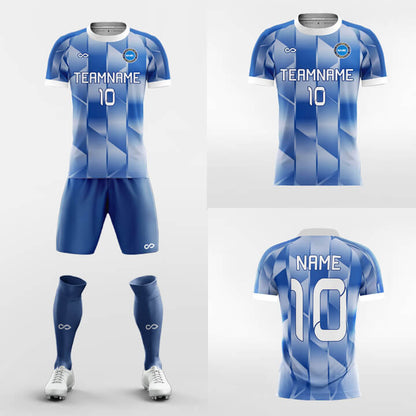 Ombre - All Over Sublimation Print Soccer Kits Short Sleeve