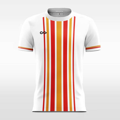 orange custom soccer jersey