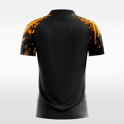 orange short sleeve jersey