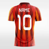 orange short sleeve soccer jersey