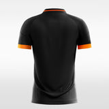 orange short soccer jersey