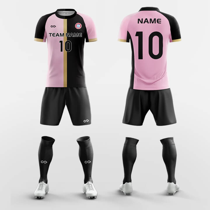   pink custom soccer jerseys kit