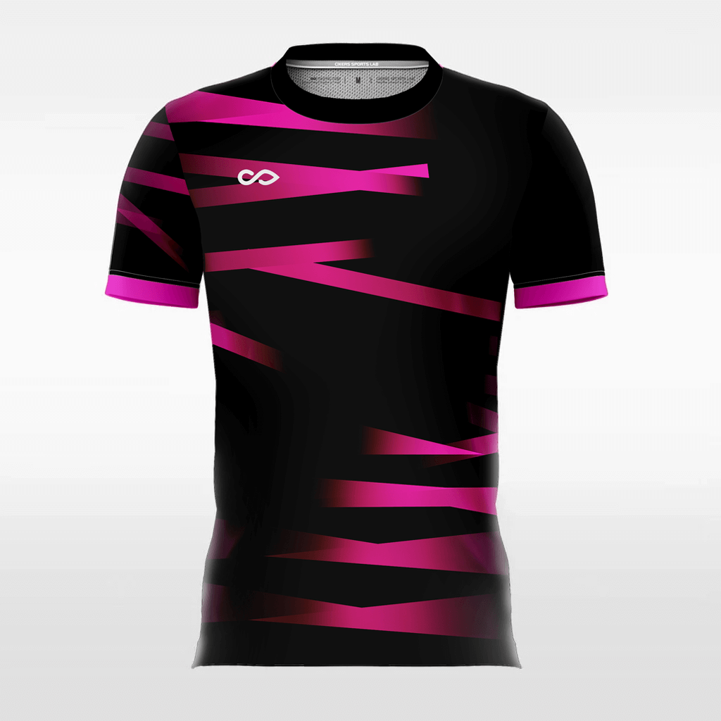 pink short sleeve jersey