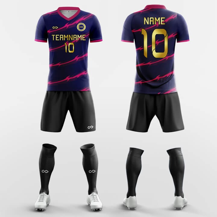 pink soccer jersey kit