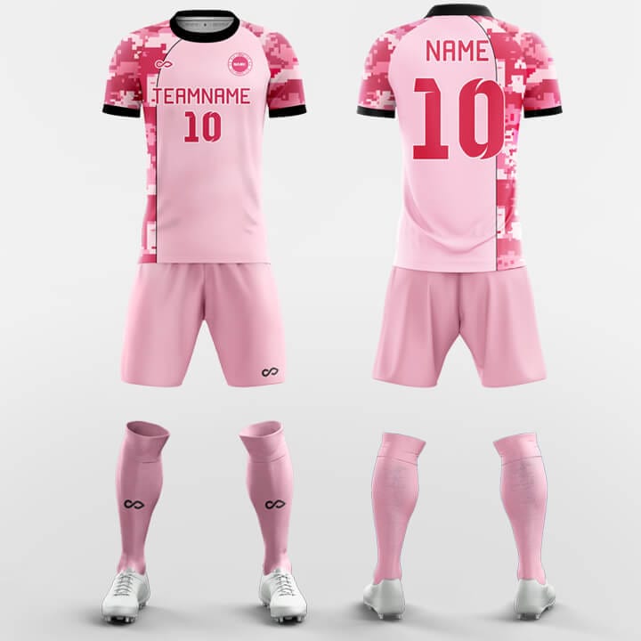 pink soccer jersey