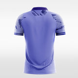 purple custom short sleeve jersey
