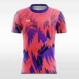 purple short sleeve soccer jersey