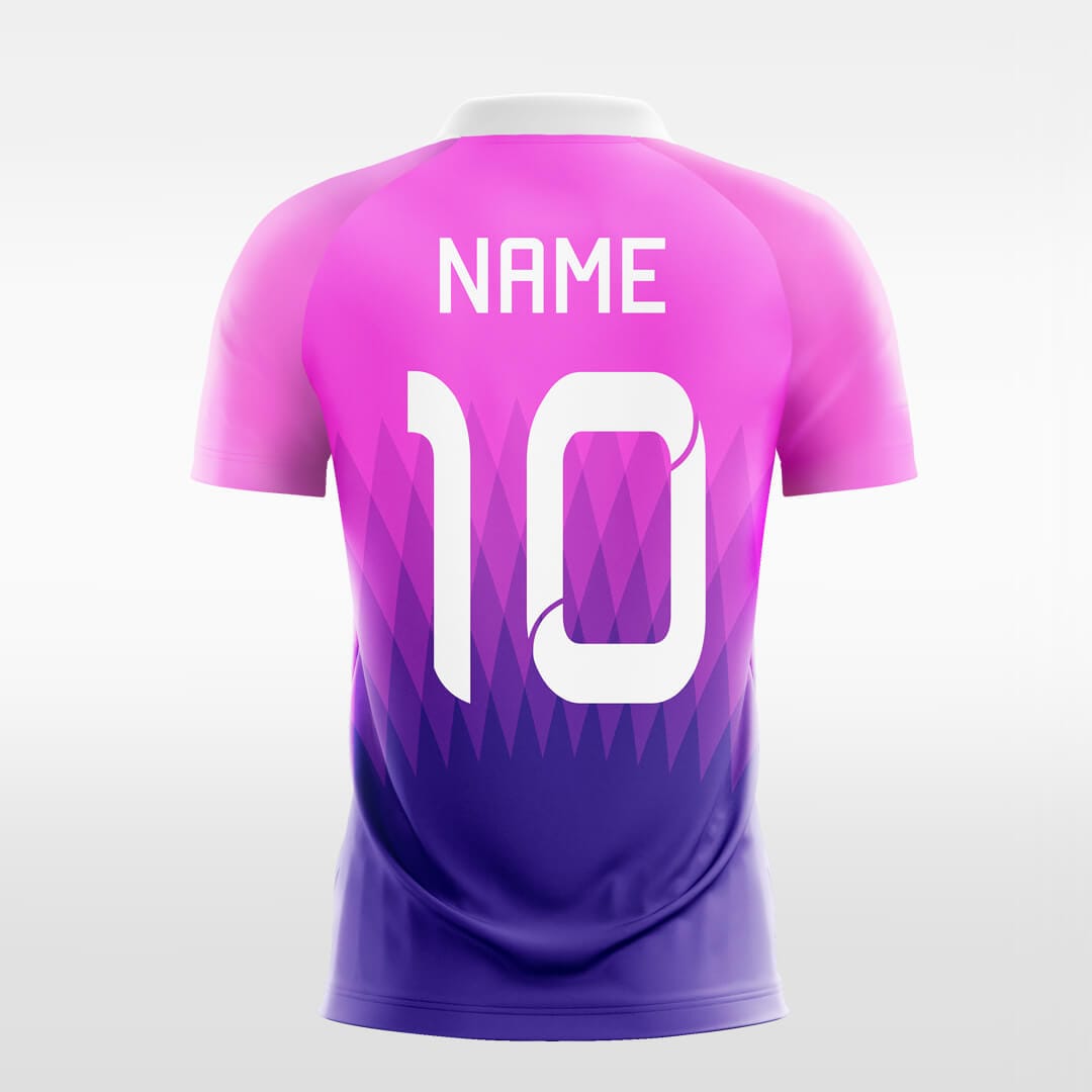 purple sublimated soccer jersey