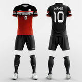 Black Gradient - Custom School Soccer Jerseys with Shorts Sublimated