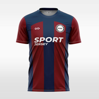 red custom soccer jersey sublimation