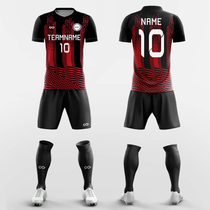 red kit soccer jerseys