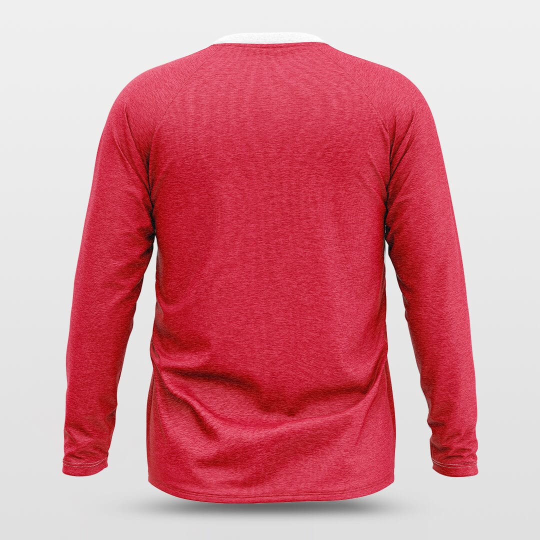 red long sleeve jersey