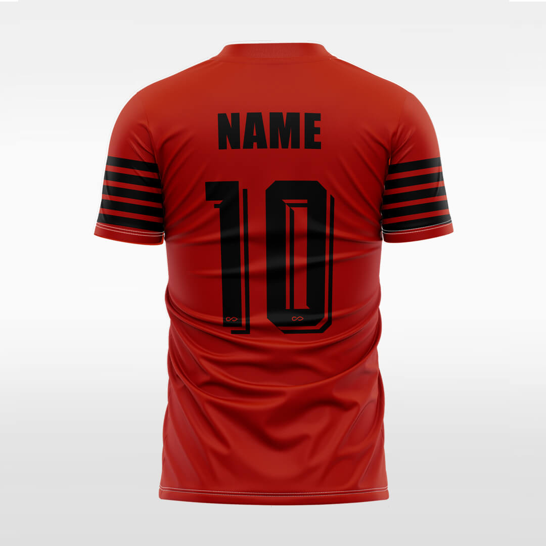 red short sleeve jersey