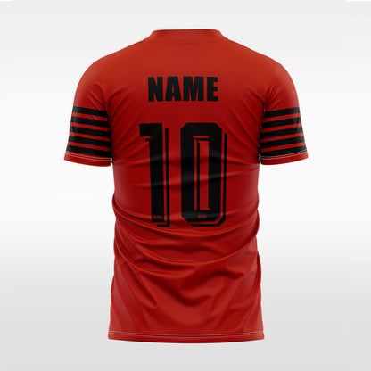 red short sleeve jersey