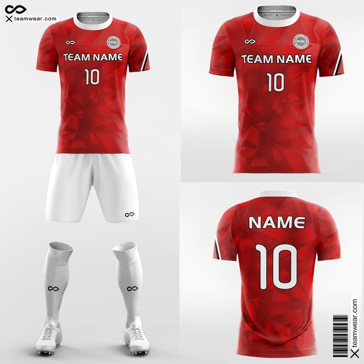 Red Soccer Team Jerseys