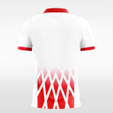 red sublimated custom soccer jersey
