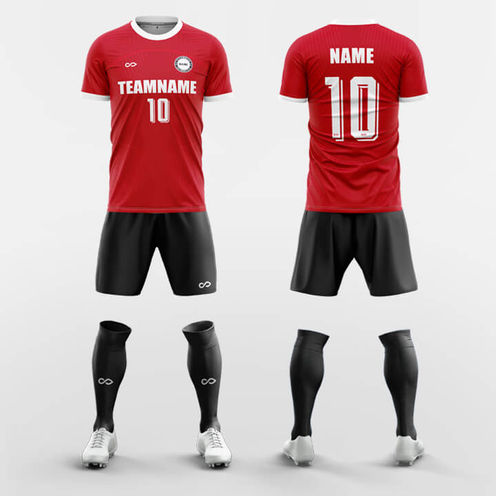 refine short soccer jersey kit