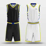 Yellow lightning - Custom Reversible Sublimated Basketball Jersey Set