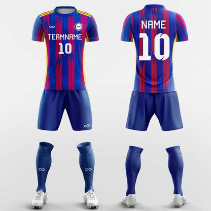 ribbon soccer jersey kit