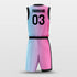 setting sun basketball jersey set