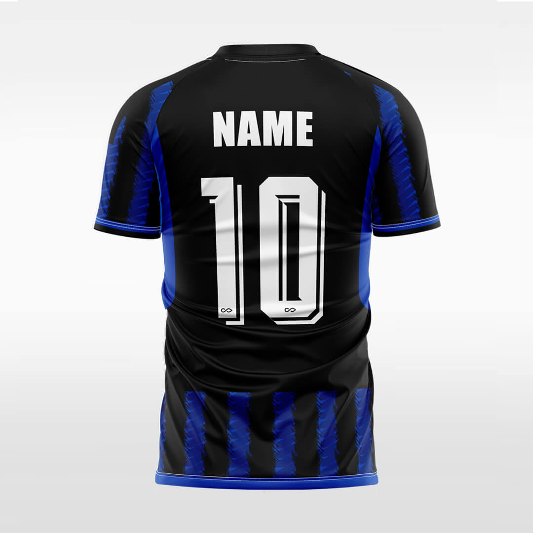 spotlight custom soccer jersey blue sublimation