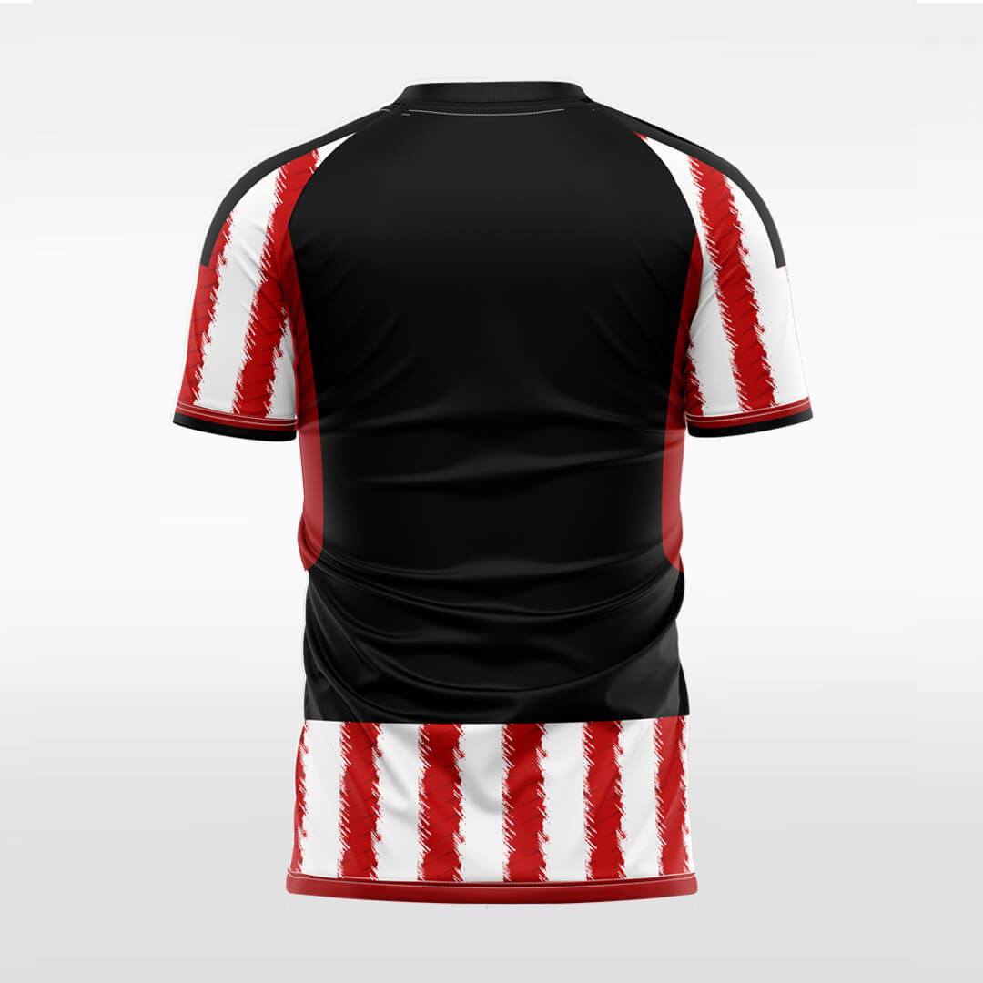 spotlight custom soccer jersey red sublimation