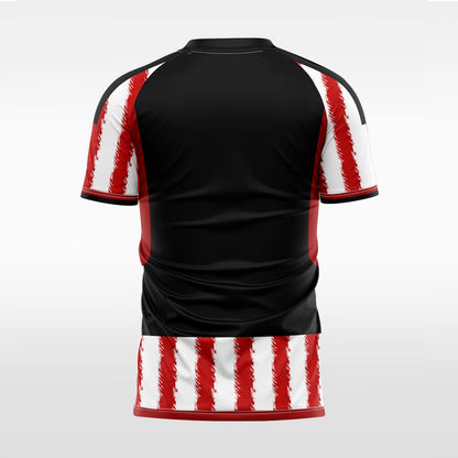 spotlight custom soccer jersey red sublimation