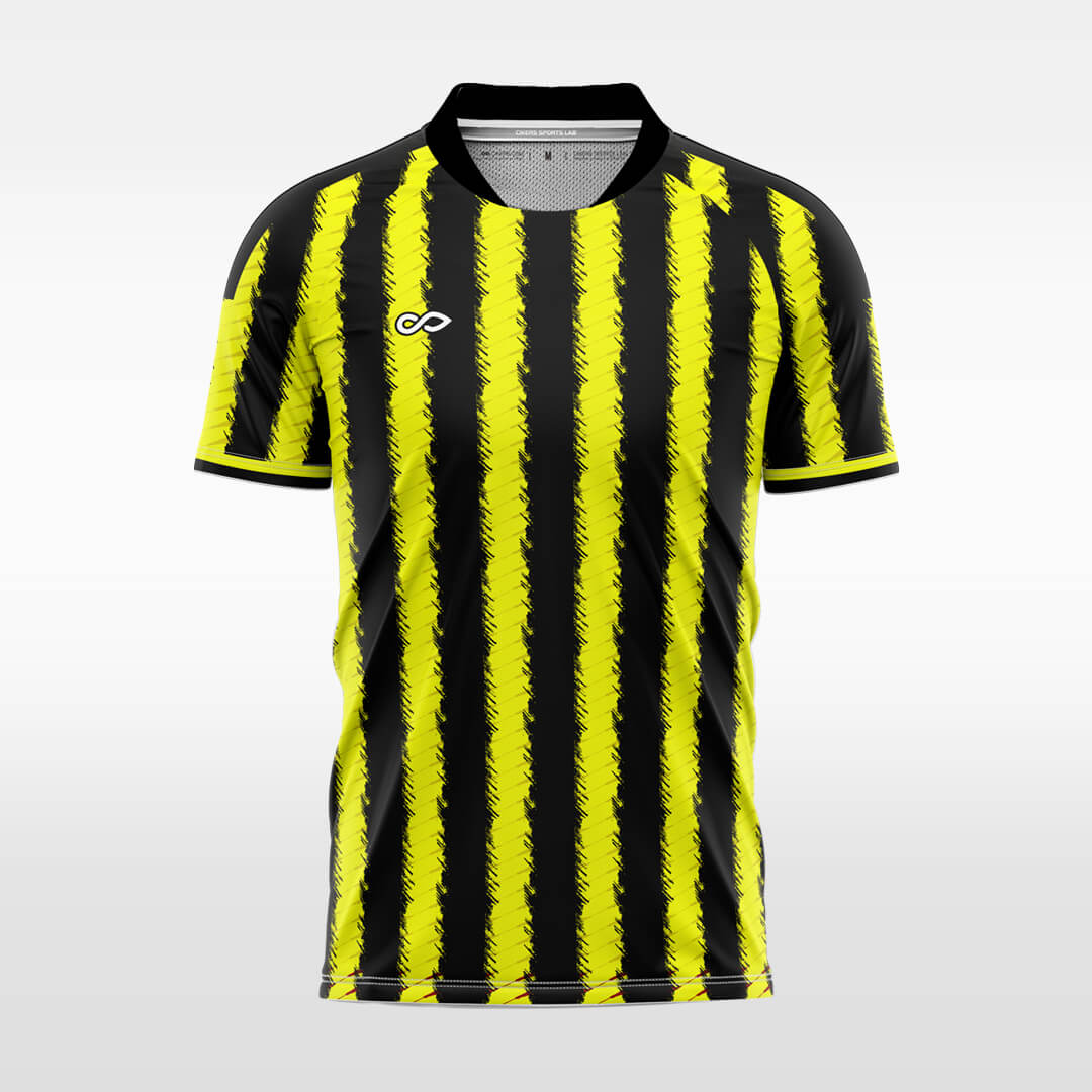 spotlight custom soccer jersey yellow sublimation