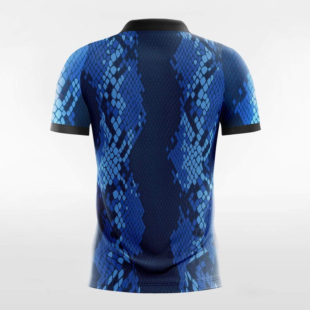 Custom Blue Men's Sublimated Soccer Jersey