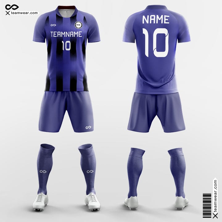 Stripe Soccer Jerseys Purple