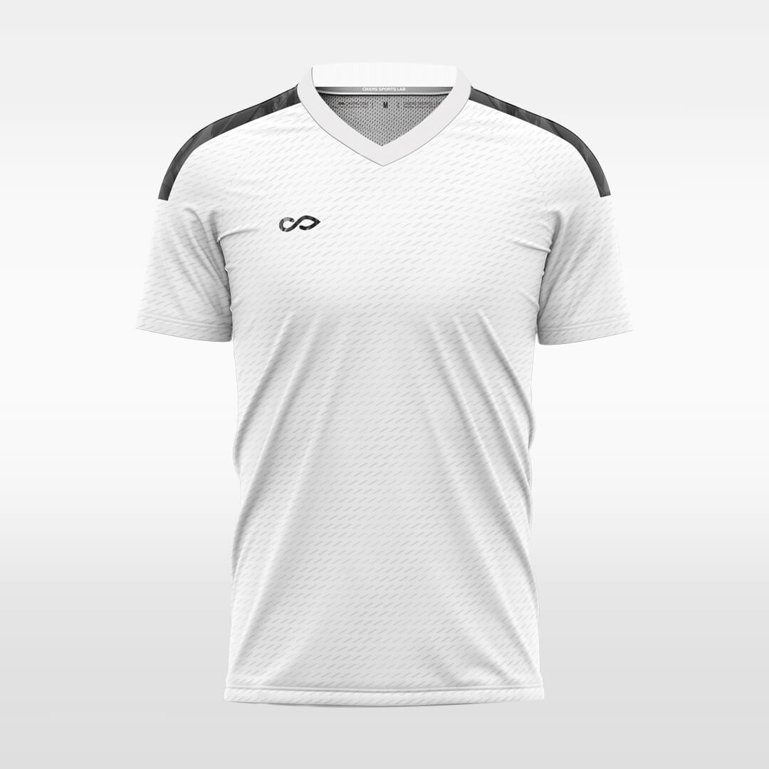 sublimated gray soccer jersey