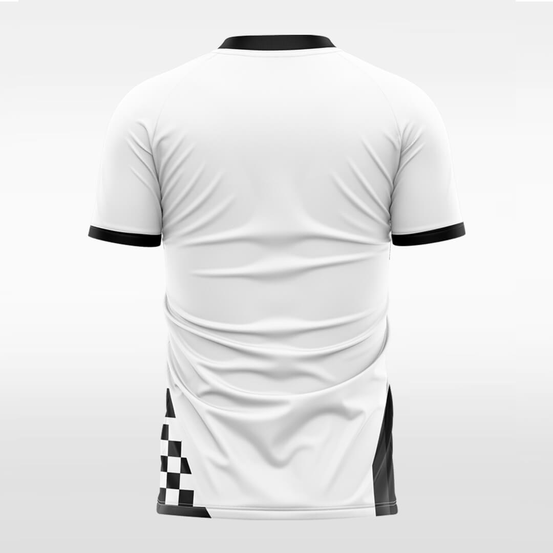 sublimated white soccer jersey